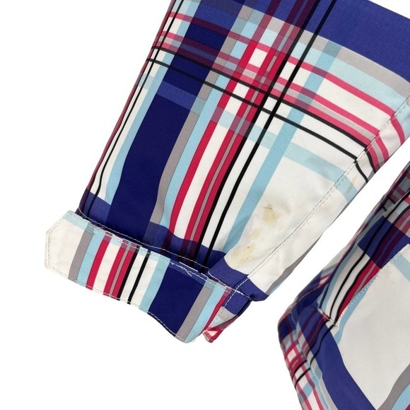 Vintage Y2K Empyre Snow Pants & Jacket Set Pink Purple Plaid Ski Snowboard Small - Picture 6 of 16